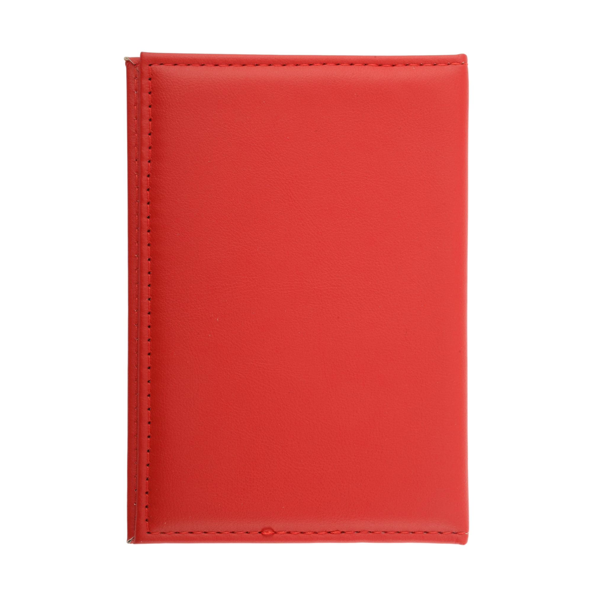 Unique Bargains Letters Design Passport Holder 1 Pc Red