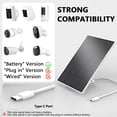 thumbnail image 6 of GSUNGUE 3W Solar Panel for Security Camera, IP65 Waterproof Outdoor Charger with 180° Integrated Stand, Continuous Power for All Wireless Cameras, 6.5ft Long Cable, 6 of 12