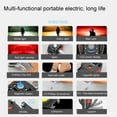 thumbnail image 4 of Sales Today Clearance! Mountaineering Outdoor Multifunctional LED Keychain Lamp Three-color Optional Flashlight Lamp Camping Night Fishing Portable Lamp USB Lighter Deals of The Day Clearance!, 4 of 5