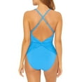 thumbnail image 3 of Bleu by Rod Beattie SKYLINE Twist and Shout Plunge One Piece Swimsuit, US 4, 3 of 3