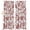 Red, variant on Boho Blue Floral Blackout Curtains for Bedroom/Living Room, Pinch Pleated Black Out Curtains, Vintage Farmhouse Paisley Plant Leaf Room Darkening Window Drapes with Hooks 2 Panels, 39"x70"