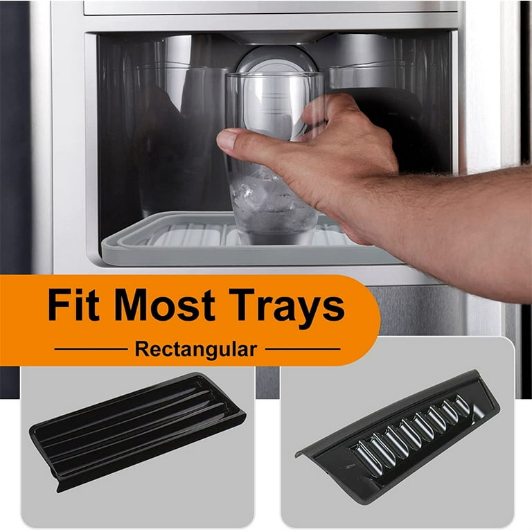 Refrigerator Drip Tray 2 Pack: Cuttable Refrigerator Drip Catcher