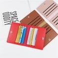 thumbnail image 6 of Pocket Wallet Fashion PU Purse Bank Credit Card Organizer with Buckle, 6 of 17