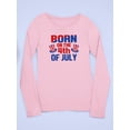 thumbnail image 3 of Born On 4Th Of July Long Sleeve Toddler -Image by Shutterstock,  3 Toddler, 3 of 4