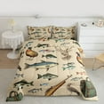 thumbnail image 2 of Homewish Deer Fish Bird 3 Pieces Queen Comforter Set For Female Men Adults,Hunting And Fishing Ultra Soft Bedding Sets,Animal Wildlife Bedding Comforter Set,Lightweight Room Decor,Reversible, 2 of 8
