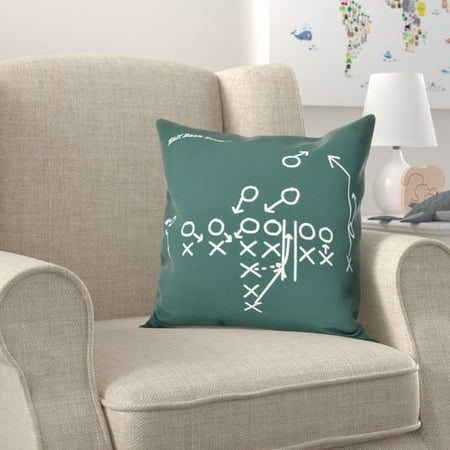 Zoomie Kids Bauer Half Back Dive Throw Pillow Walmart Com