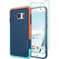 thumbnail image 1 of HAHDAXIA Gamemi Galaxy S7 Case with 2 Pack HD Screen Protector, One-Piece Anti-Slip Rugged Soft TPU Bumper Ultra Slim Shockproof Case Cover for Samsung Galaxy S7 - Blue, 1 of 7