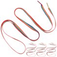thumbnail image 4 of 2 Pairs Sneaker Shoelaces Polyester Shoe Straps Bright Rainbow Shoes Straps, 4 of 8
