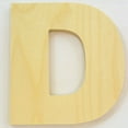 thumbnail image 1 of Package of 1, 16 Inch X 1" Thickness Baltic Birch Wood Letter "D" in The Arial Font | Thick | Upper Case for Art & Craft Project, Made in USA, 1 of 1