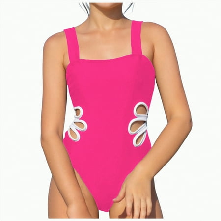 Gubotare Swimsuit for Kids for Girl Girls Swimsuits Tankini 1 Piece Sleeveless Summer Beachwear Swimwear Outfits 9T (Red 9 Years)