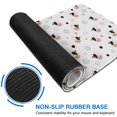 thumbnail image 6 of Long Mouse Pads for Desk,White Cow Cow Head Pattern Desk Mats on Top Of Desks, Desk Mouse Pad Extra Large with 3mm Non-Slip Base and Stitched Edge for Gaming,Office,Work,Home 31.5"x15.7", 6 of 6