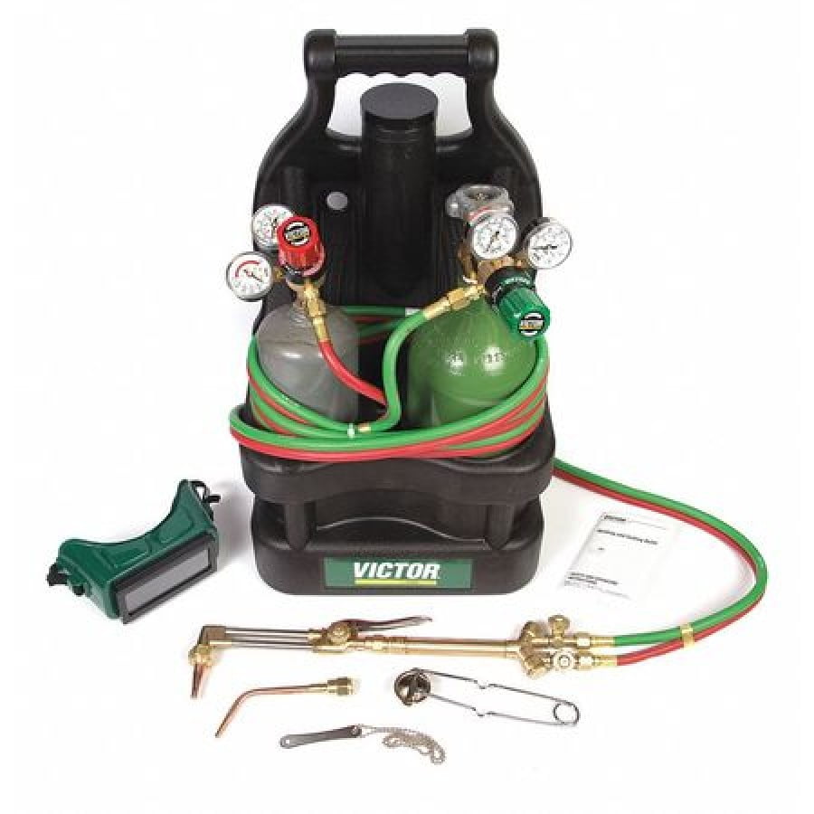 VICTOR 03840944 Gas Welding Outfit,w/Check Valve,Striker