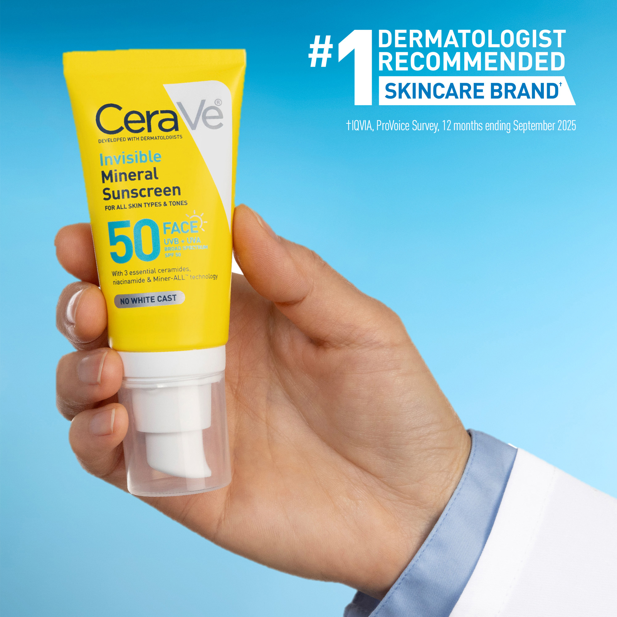 CeraVe Invisible Mineral Sunscreen SPF 50, 1.62 oz photo 6
