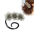 thumbnail image 4 of Elegante Broche De Horquilla Para Mujer, Diadema Para Fiesta De Baile, Compromiso, Boda, Horquilla De Flor Perezosa Advancent CE008915-05, 4 of 6