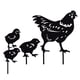 thumbnail image 1 of De Decoración De Estaca De Jardín De Animales Incluye 1 Decoración De Estaca De Gallina Y 3 Decoraciones De Estaca De Pollito Arte De Patio En Forma De Pollito Para Patio Jardín Césped4 Piezas Methold HA015324-00, 1 of 7