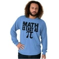 thumbnail image 5 of Math Is Easy As Funny Teacher Nerdy Long Sleeve TShirt Men Women Brisco Brands 3X, 5 of 6