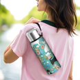 thumbnail image 6 of 20 Oz Chihuahua and Flower Florals Coffee Tumbler Double Wall Insulated Stainless Steel Water Bottle | Metal Reusable Thermoses Flask with Cup Cap | Leak & Sweat Proof with Anti-Dust Lid, 6 of 7