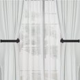 thumbnail image 4 of 2 Pack Adhesive Curtain Holdbacks - Black Curtain Tie Backs, 4 of 7