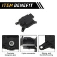 thumbnail image 4 of Reemplazo del actuador de puerta de mezcla de calefacción HVAC Unique Bargains para Volkswagen Tiguan 2012-2016 No.2Q0907511F Actuador de puerta de aire Plástico Negro, 4 of 6