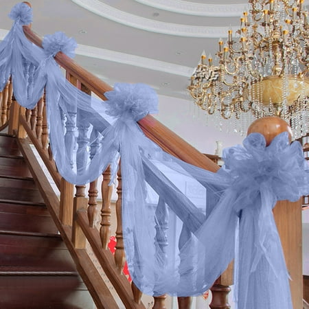 

Home Decor Party Supplies Decor Soft Gauze Cloth Wedding Wedding Aerial Ceiling Decoration Gauze Chair Back Yarn
