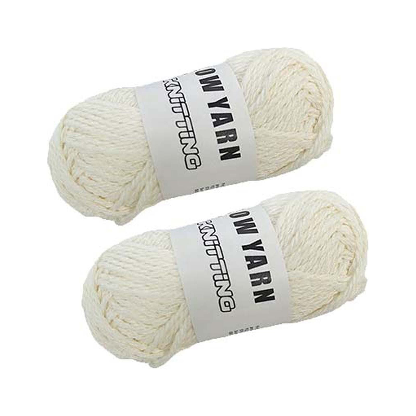 Weloille 2 Rolls Luminous Yarn Polyester Hand Knitted Glow in The Dark Yarn, Luminous Yarn for Hand Knitting Art DIY Craft 50 Meter