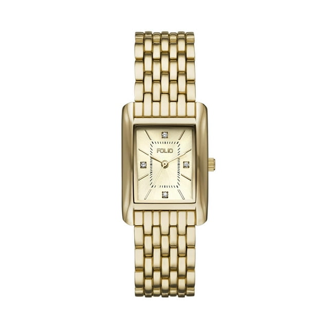 Reloj Mass Market FOLIO SINGLE WATCH FMDFL1041 DORADO de Mujer