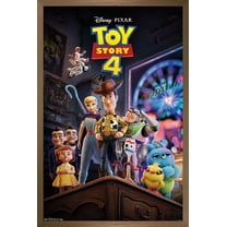 Disney Pixar Toy Story 4 - Store Wall Poster, 14.725" x 22.375", Framed