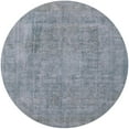 thumbnail image 1 of Ahgly Company Machine Washable Indoor Round Industrial Modern Blue Gray Area Rugs, 5' Round, 1 of 7
