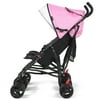 Baby Joy Foldable Twin Baby Double Stroller, Pink