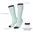 thumbnail image 5 of Picia Women Crew Soft Moisture-wicking Socks Playing Rabbit Pattern Design Cotton Socks, One Size fit All, 5 of 9