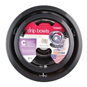 مجموعة أوعية التنقيط الخزفية السوداء من Range Kleen P179802XCD5 Style C، عبوتان