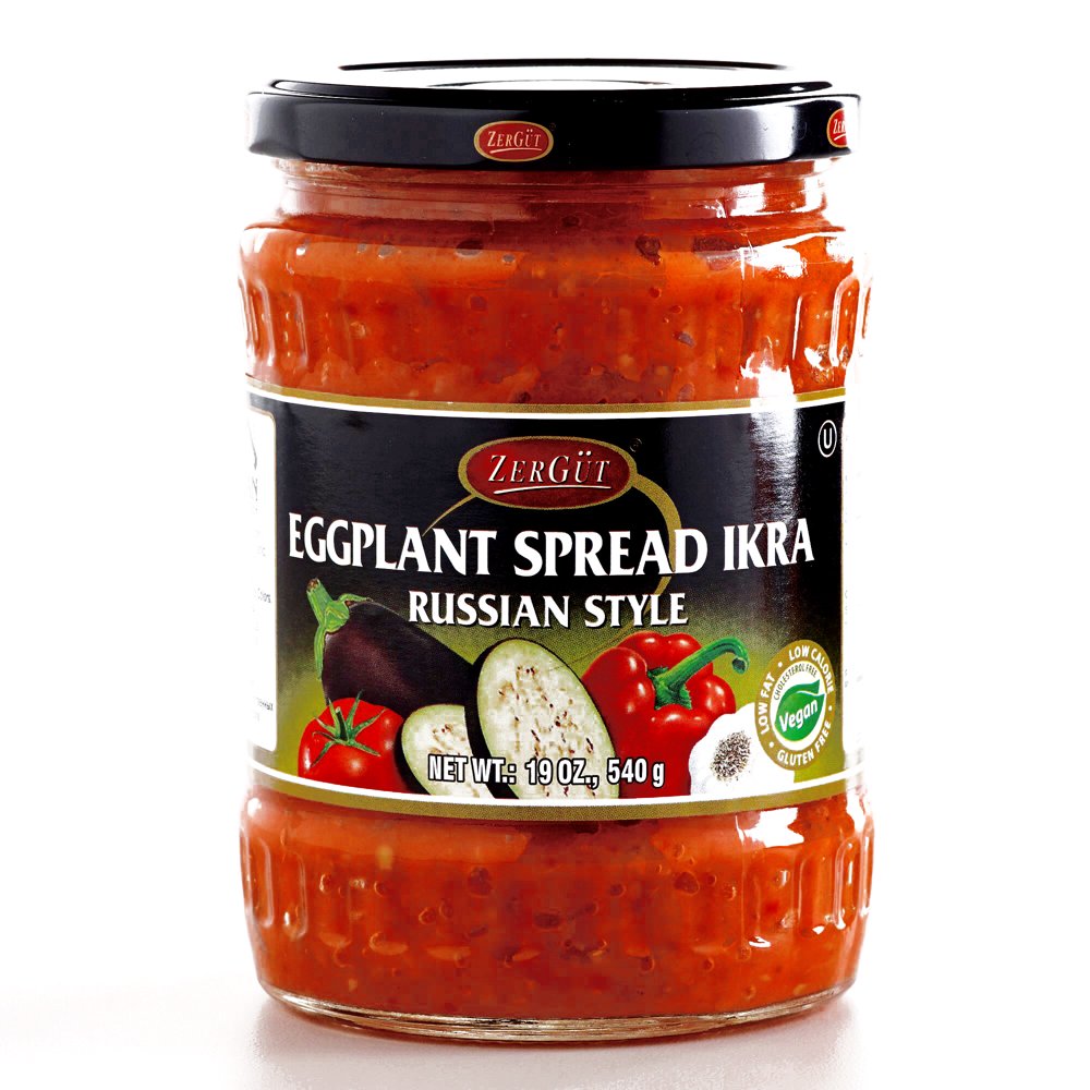 Zergut Ikra Eggplant Spread 19 oz each (6 Items Per Order) Walmart