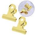 thumbnail image 3 of Clip de Scellage de Documents Clip de Charnière en Métal Clips de Classeur Or Usage Domestique 2.30X2.00X1.60CM 15 Pcs, 3 of 5