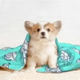 thumbnail image 4 of Yiaed Seashell And Starfish Print Dog Blankets-Cat Blanket Washable for Couch Protection,Puppy Blanket, Soft Plush Reversible Throw Furniture Protector-Medium, 4 of 8