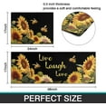 thumbnail image 2 of Sunflower Kitchen Rugs and Mats Sunflower Rugs Set for Kitchen Rug Black Live Love Laugh Sunflower Kitchen Rugs Sets Non-Slip Floor Mat Doormat Runner Rug for Kitchen, Laundry, Living Room, Front Door, 2 of 6