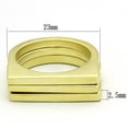 thumbnail image 2 of Luxe Jewelry Designs Women's Matte Gold Finish Stackable Ring - Size 7, 2 of 2