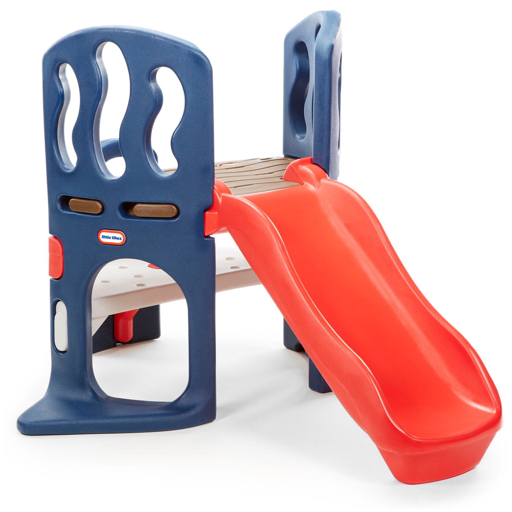 Little Tikes Hide & Slide Climber, Blue & Red - Climbing Toy and Slide for Kids Ages 2 to 6 - 2