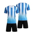 thumbnail image 5 of Soccer Set Summer Vacation Outfits For Boys 2026 With Mesh Shorts Kids Short Sleeve Football T-Shirt Tops Breathable Athletic Training Sports Uniforms 2-13Y Birthday Graduation Gifts, 5 of 5