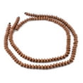 thumbnail image 3 of The Bead Chest Light Brown Bicone Natural Wood Beads (5x8mm): Organic Eco-Friendly Wooden Bead Strand for DIY Jewelry, Crafts, Necklace and Bracelet Making, 3 of 4