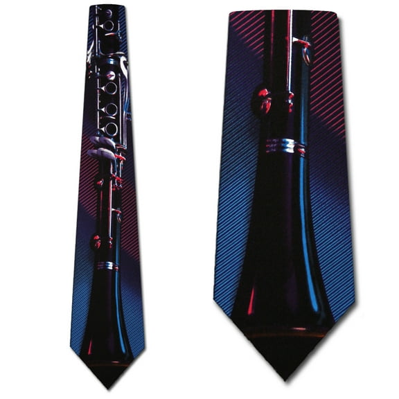 Clarinet Necktie Mens Tie