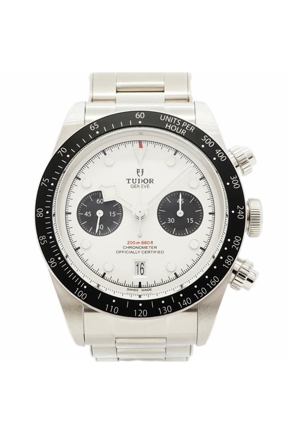 Pre-Owned Tudor Black Bay Chrono 79360N White Dial Men's Watch