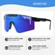 thumbnail image 5 of Paquete de 2 gafas de sol Pit-Viper, gafas deportivas para exteriores a prueba de viento, ciclismo, béisbol, correr, pescar, gafas de golf Zhivalor CJWUS-6880, 5 of 5