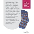 thumbnail image 7 of MeMoi Pumpkin Puppy Holiday Crew Socks - Mens - Male, 7 of 7