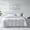White, variant on Summer Goose and Down Fiber Comforter Size, Breathable Duvet Insert for Summer and Hot Sleepers, Cooling Tencel Lyocell Shell, 8 Corner Tabs, Light , 68x90