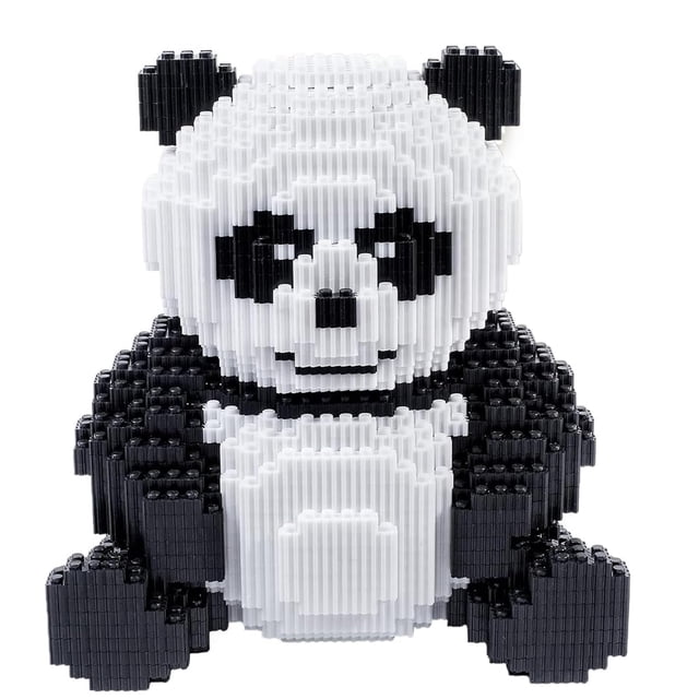 Set de construcción AHZILEI Animal Panda Mini Blocks, 7822 unidades