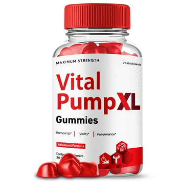 Vital Pump XL Gummies for Men, Advanced Formula, Vital Pump XL Supplement for Men All Natural Maximum Strength (1 Pack)