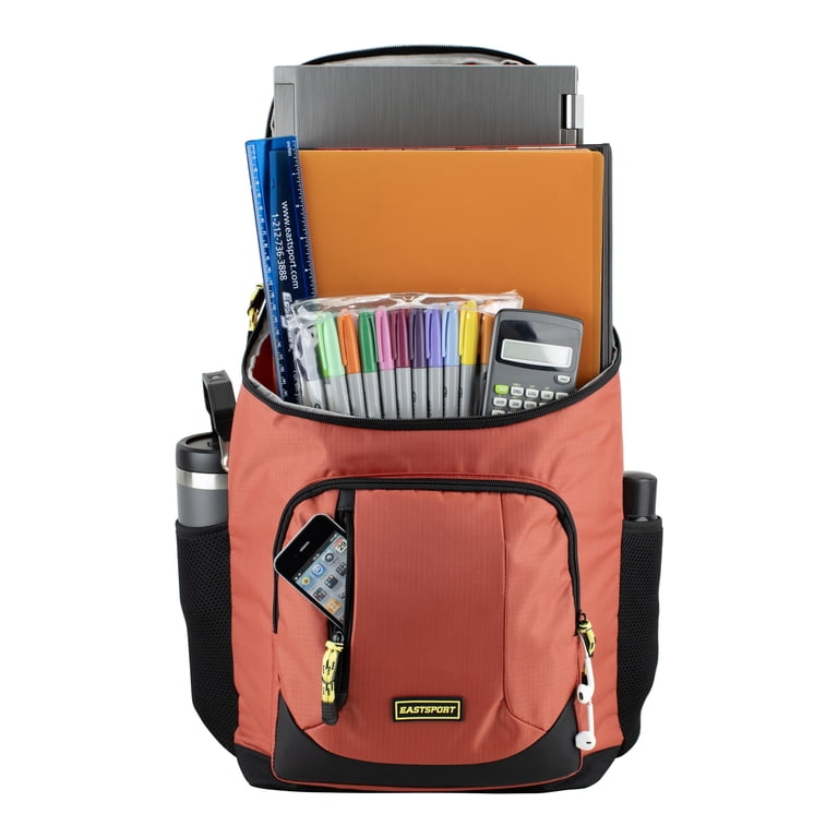 Eastsport Fortress Top Loader Backpack, 17.5 Inch, Red photo 8
