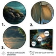 thumbnail image 3 of Designart "Waters Boat Magical III" Transportation Floater Framed Wall Art Print, 3 of 7