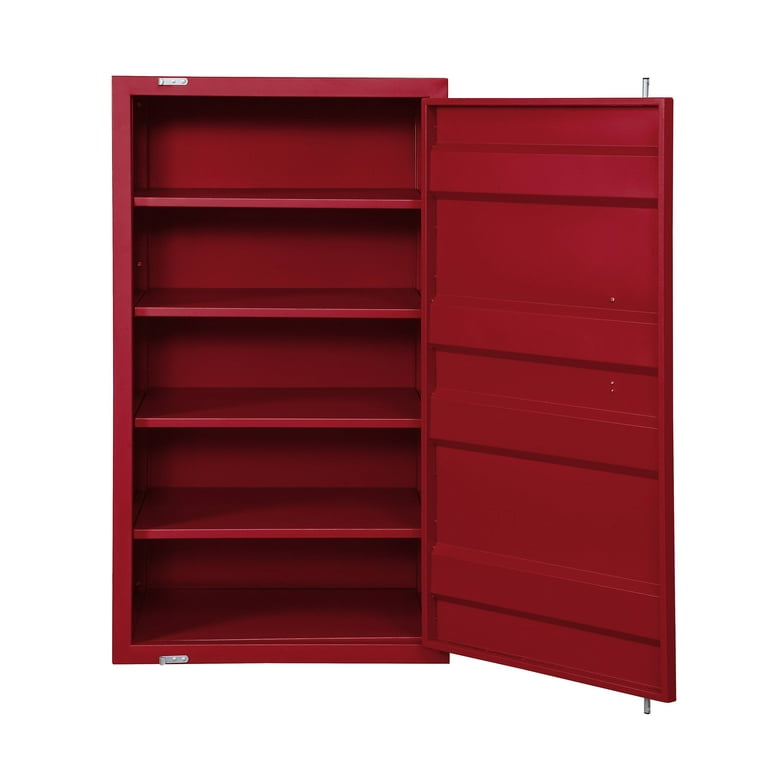 Acme Cargo Container Style Metal Chest with 1 Door, Multiple Colors