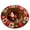 3D Illusion Christmas Round Rug #D, variant on 2026 New Lighted Santa Hat Hanging Chandelier, Plush Christmas Hat Lamp, Warm Jolly Lights with Mini Decorations and Glowing Tassels for Holiday Home Party Decoration